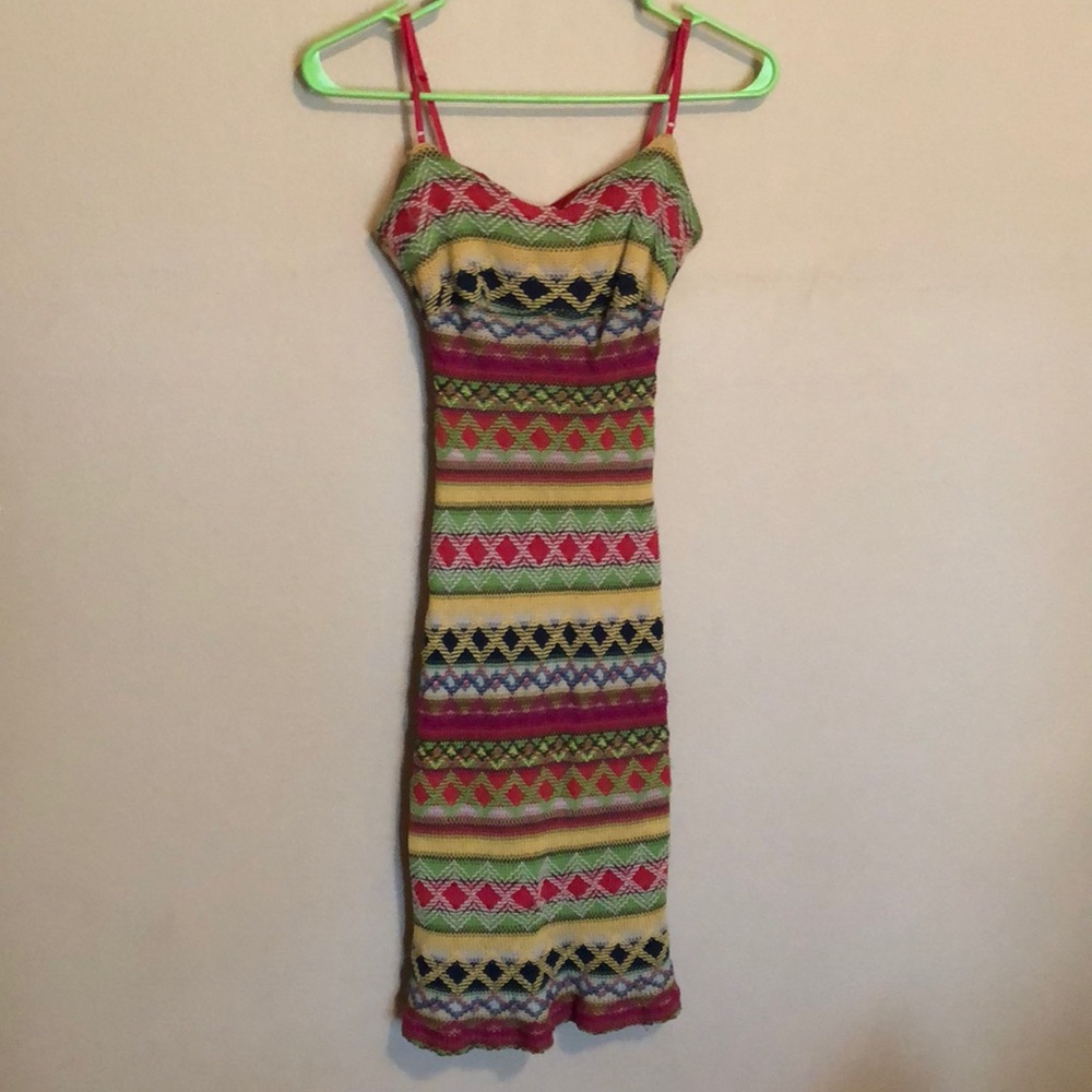 Southwestern knit dress